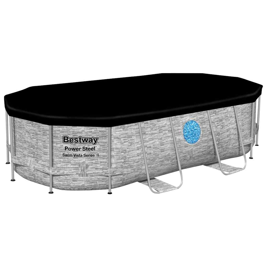Bestway Power Steel Swimmingpoolsæt 427X250X100 Cm