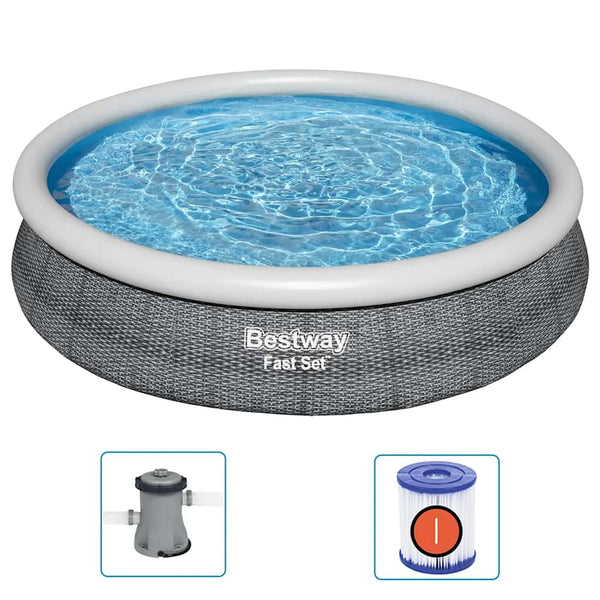 Bestway Swimmingpoolsæt 366X76 Cm Rund