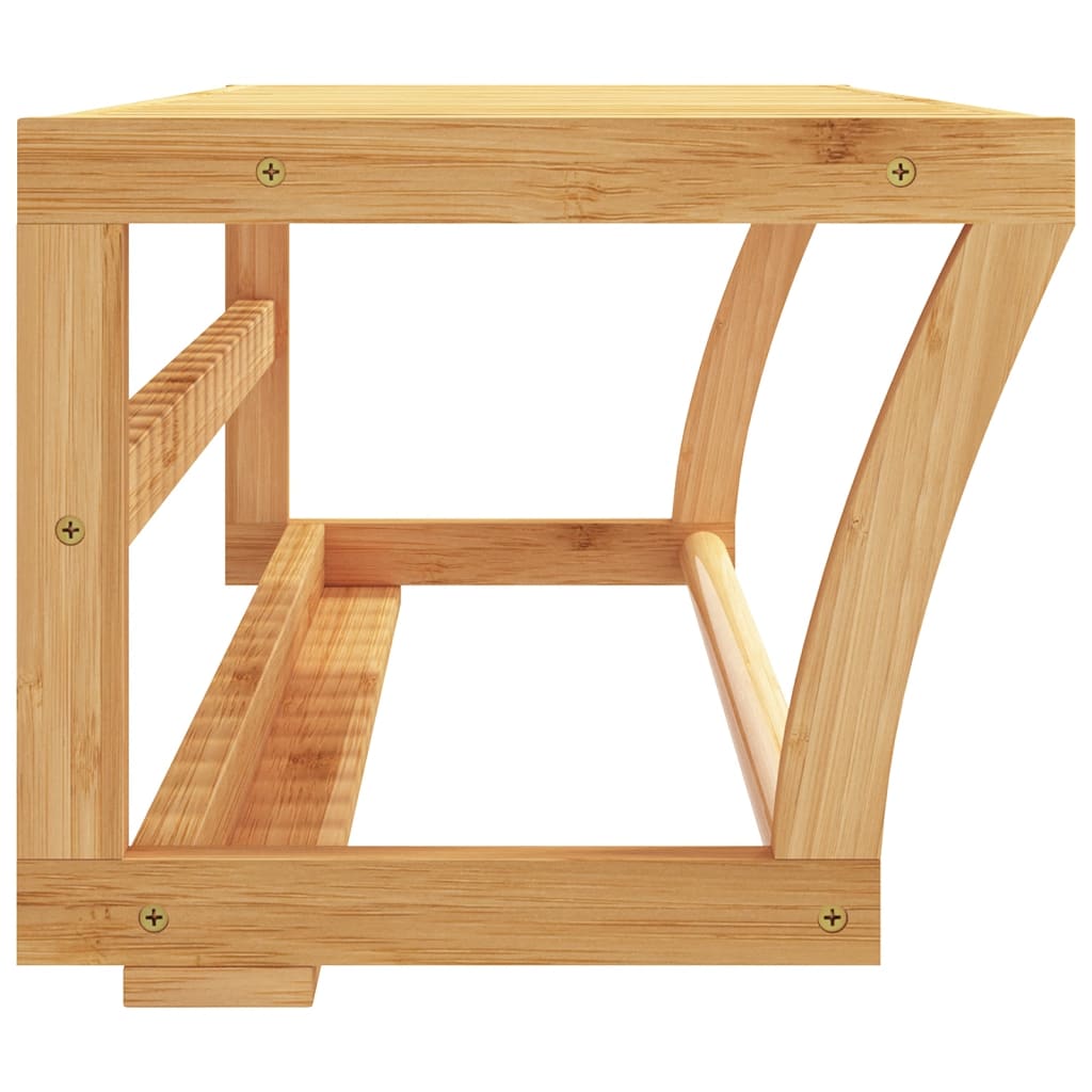 Håndklædeholder 60X25X20 Cm Væghængt Bambus