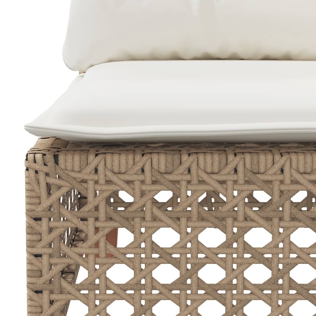 3-Personers Havesofa Med Hynder Polyrattan