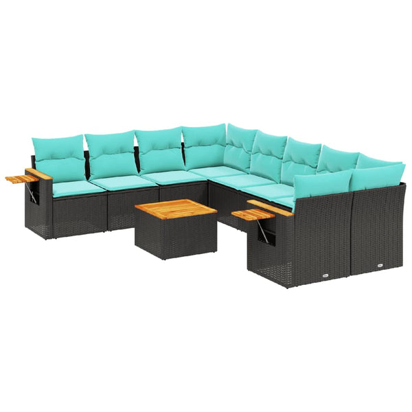Sofasæt Til Haven 9 Dele Med Hynder Polyrattan