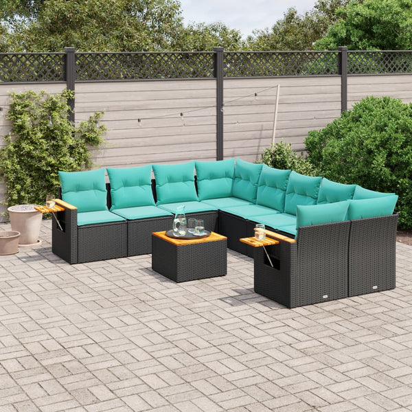 Sofasæt Til Haven 9 Dele Med Hynder Polyrattan