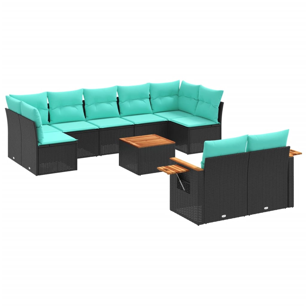 Sofasæt Til Haven 10 Dele Med Hynder Polyrattan