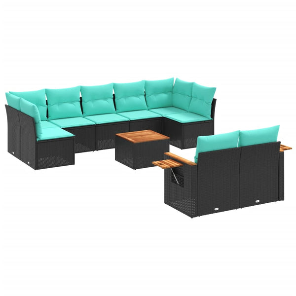 Sofasæt Til Haven 10 Dele Med Hynder Polyrattan