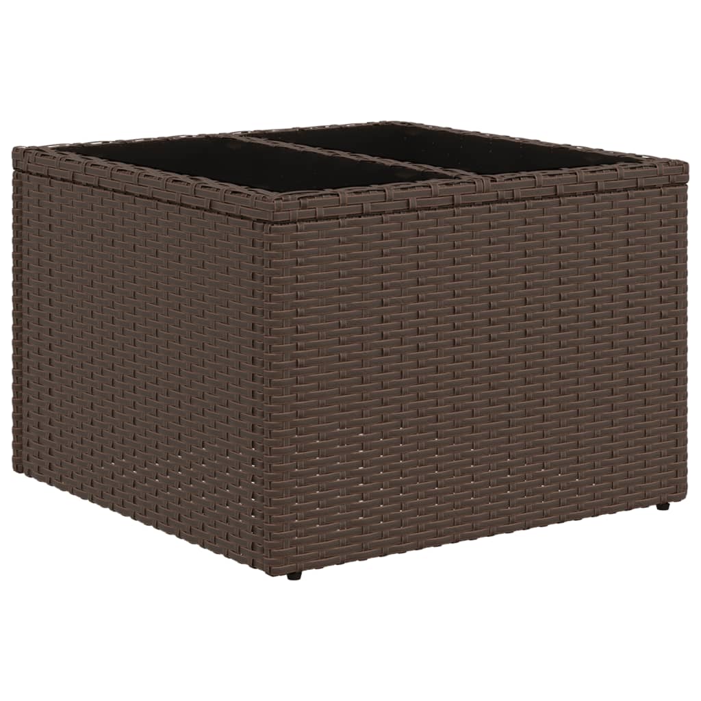Sofasæt Til Haven 6 Dele Med Hynder Polyrattan Brun