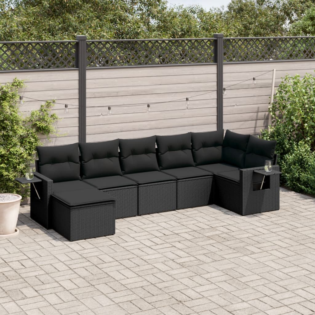 Sofasæt Til Haven 8 Dele Med Hynder Polyrattan Brun
