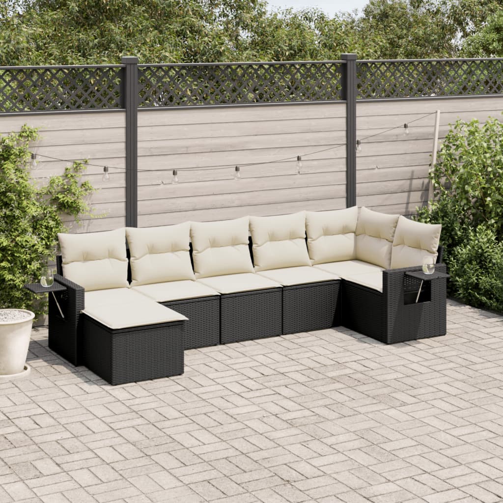 Sofasæt Til Haven 8 Dele Med Hynder Polyrattan Brun