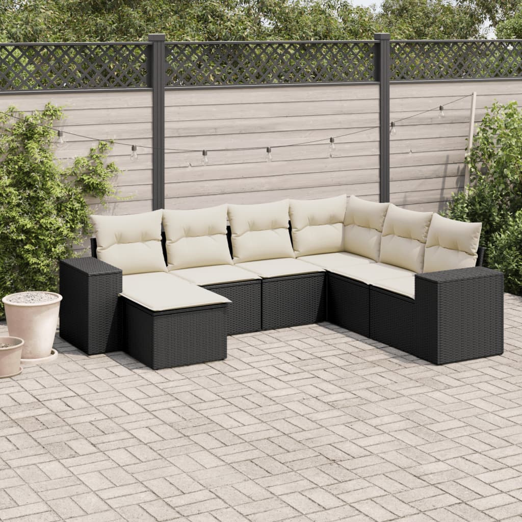 Sofasæt Til Haven 8 Dele Med Hynder Polyrattan Brun