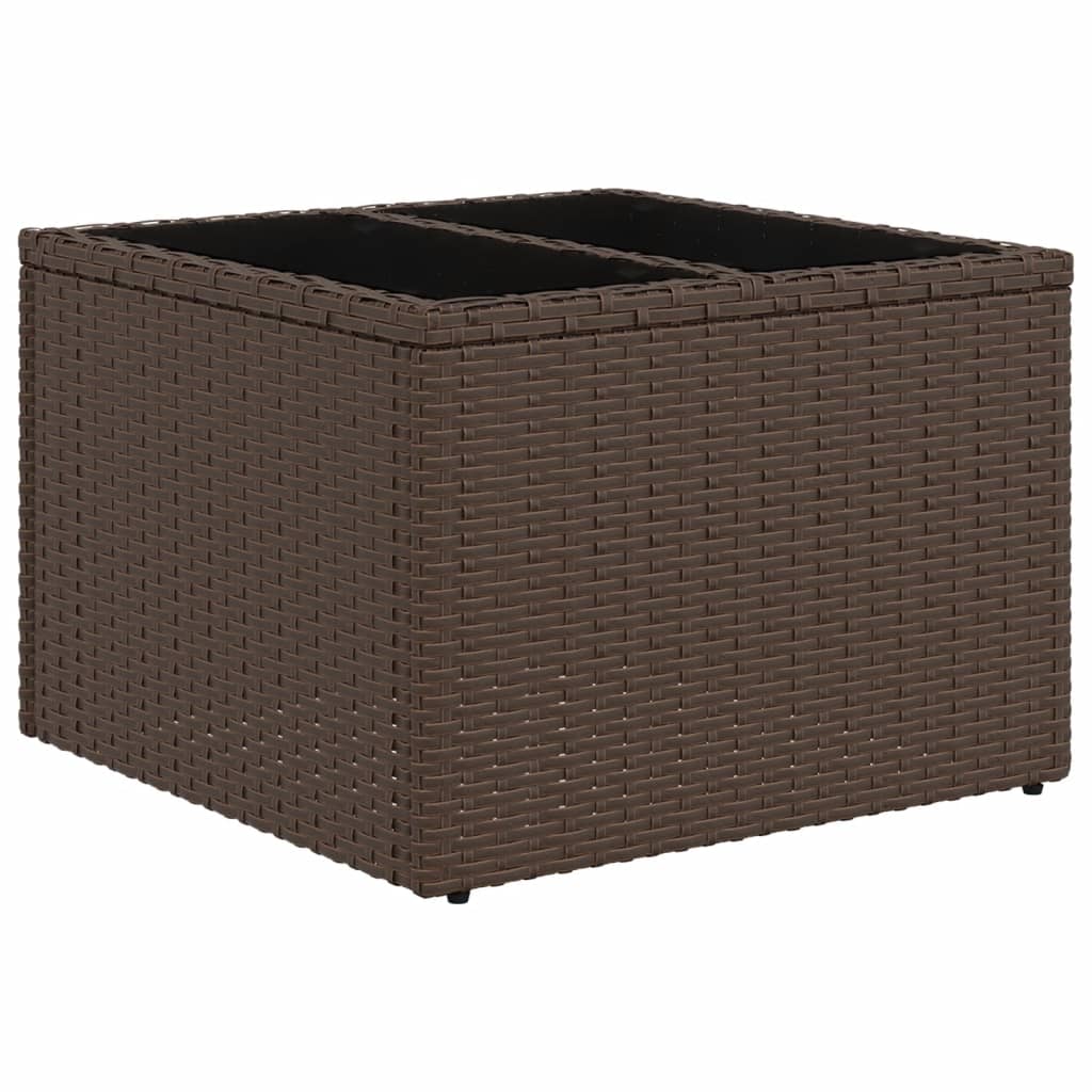 Sofasæt Til Haven 8 Dele Med Hynder Polyrattan Brun