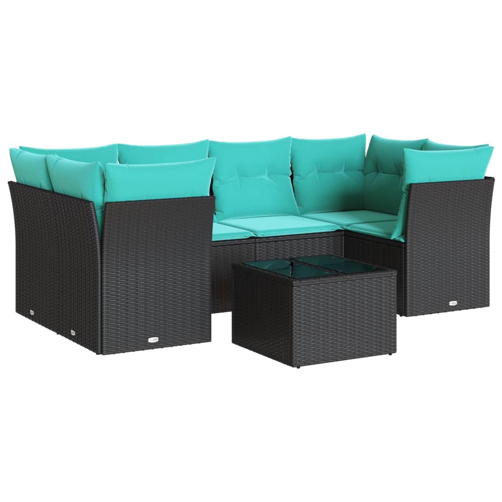 Sofasæt Til Haven 7 Dele Med Hynder Polyrattan