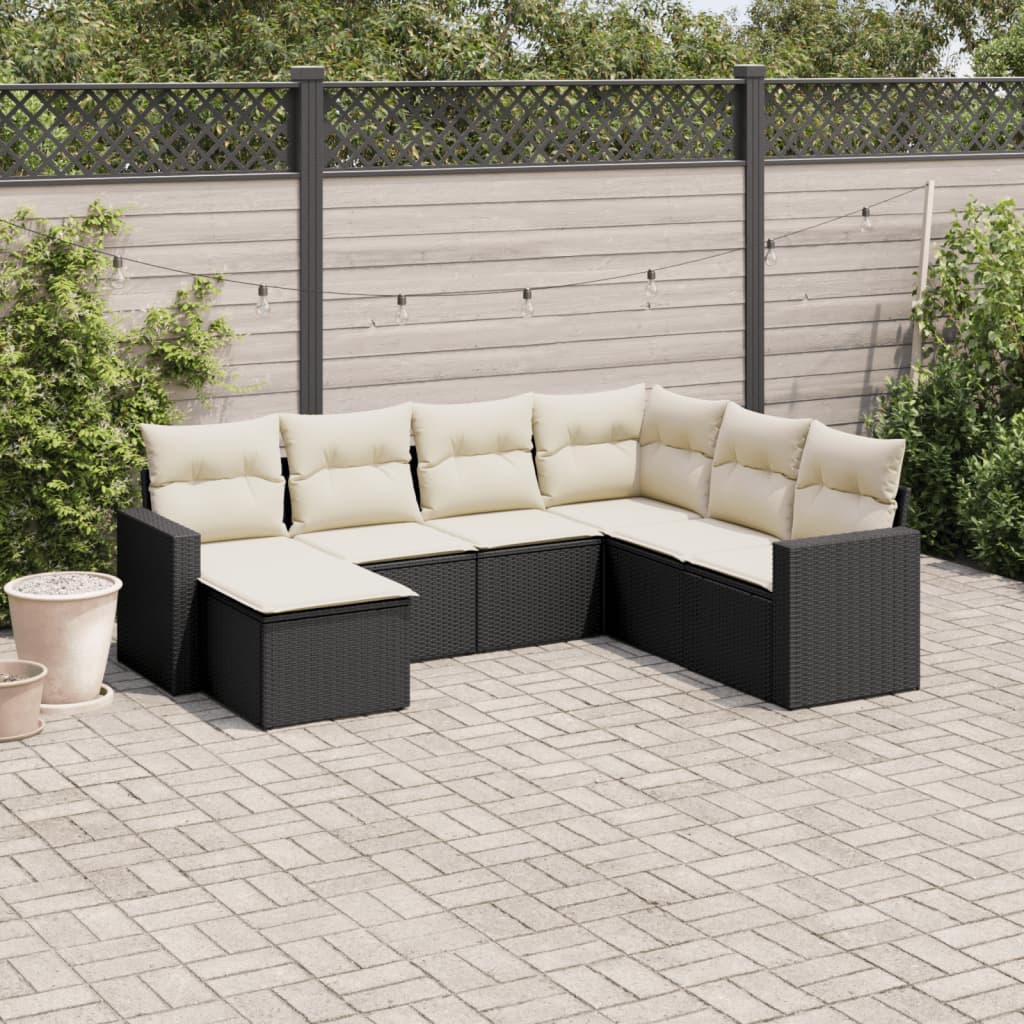 Sofasæt Til Haven 8 Dele Med Hynder Polyrattan Brun