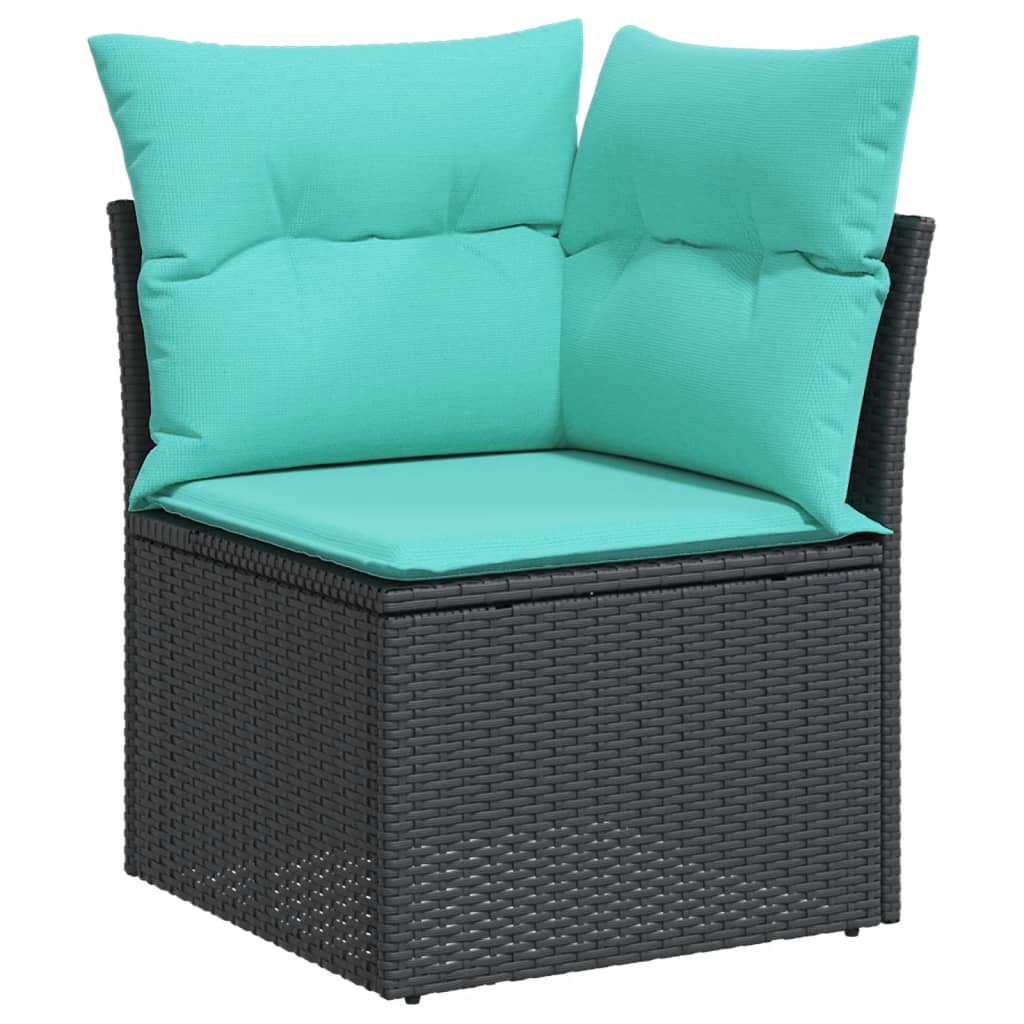 Sofasæt Til Haven 10 Dele Med Hynder Polyrattan Sort