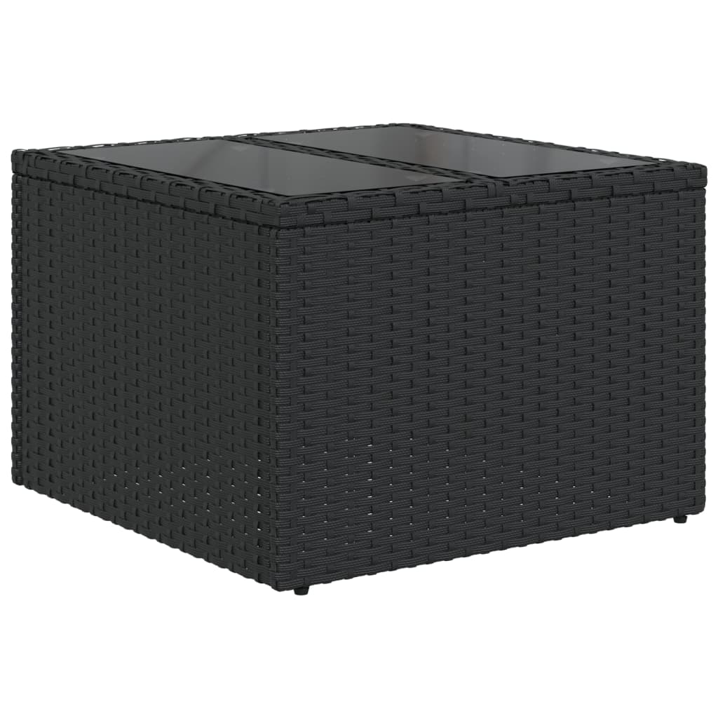 Sofasæt Til Haven 10 Dele Med Hynder Polyrattan Sort