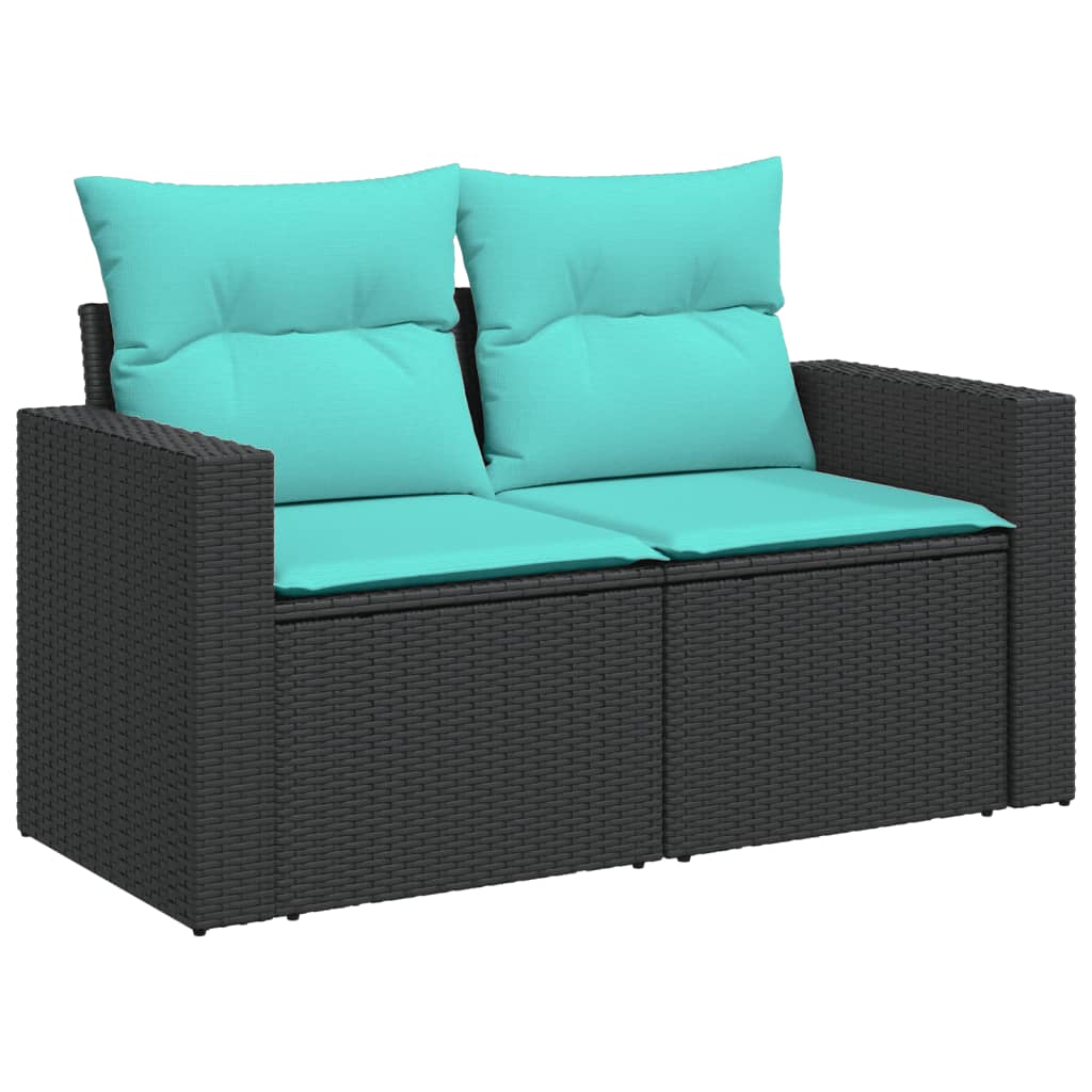 Sofasæt Til Haven 11 Dele Med Hynder Polyrattan Sort