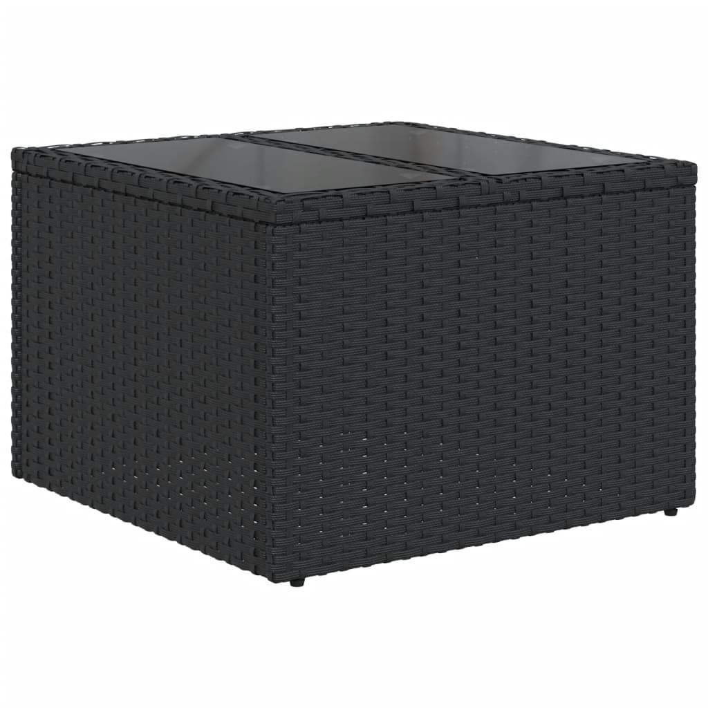 Sofasæt Til Haven 11 Dele Med Hynder Polyrattan Sort