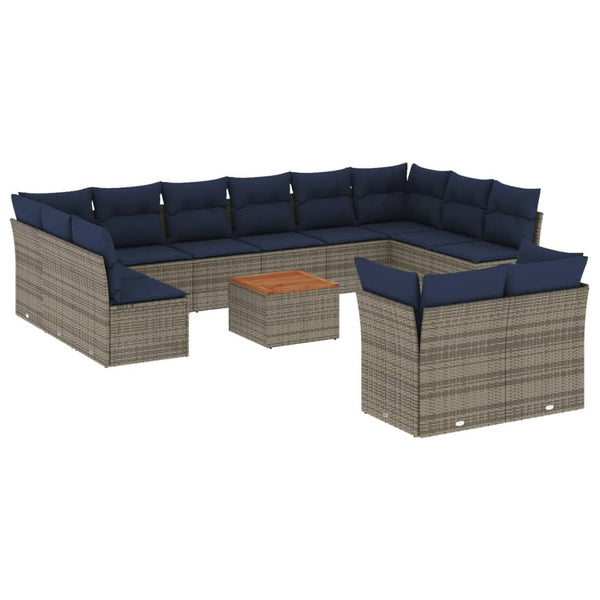 Sofasæt Til Haven 13 Dele Med Hynder Polyrattan
