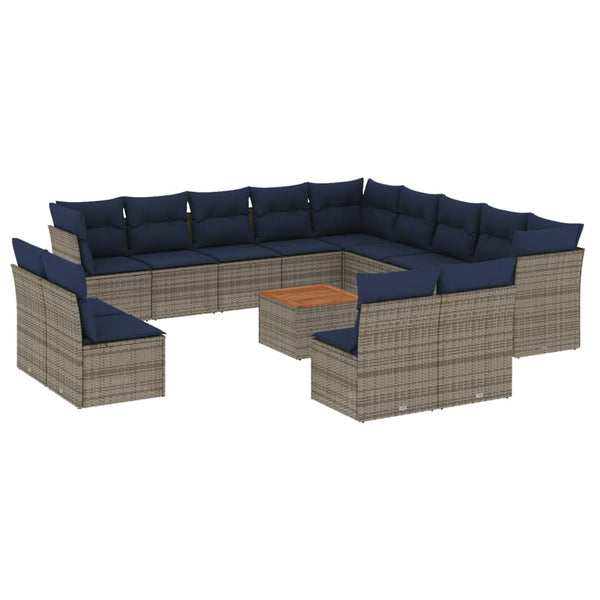 Sofasæt Til Haven 14 Dele Med Hynder Polyrattan