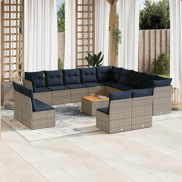 Sofasæt Til Haven 14 Dele Med Hynder Polyrattan