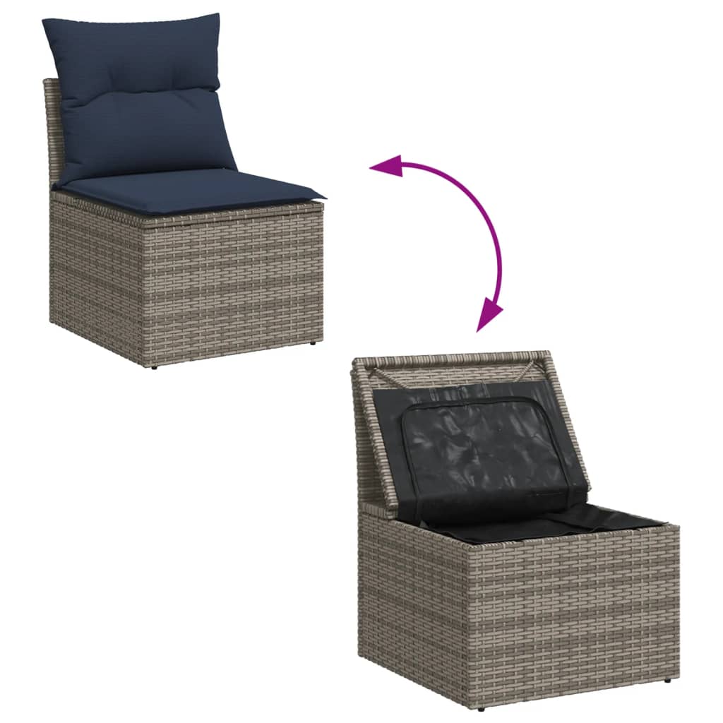 Sofasæt Til Haven 14 Dele Med Hynder Polyrattan