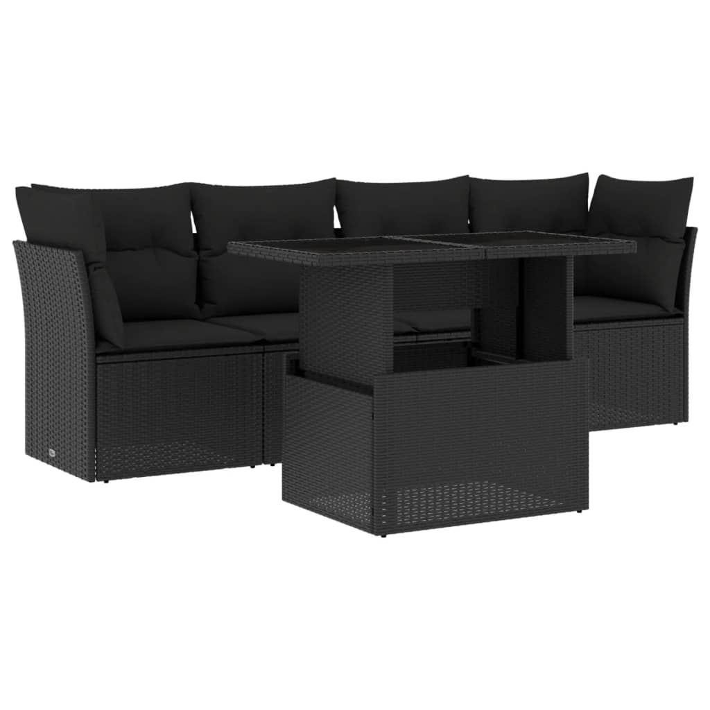 Sofasæt Til Haven 5 Dele Med Hynder Polyrattan