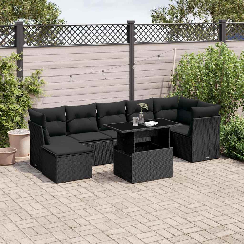 Sofasæt Til Haven 8 Dele Med Hynder Polyrattan