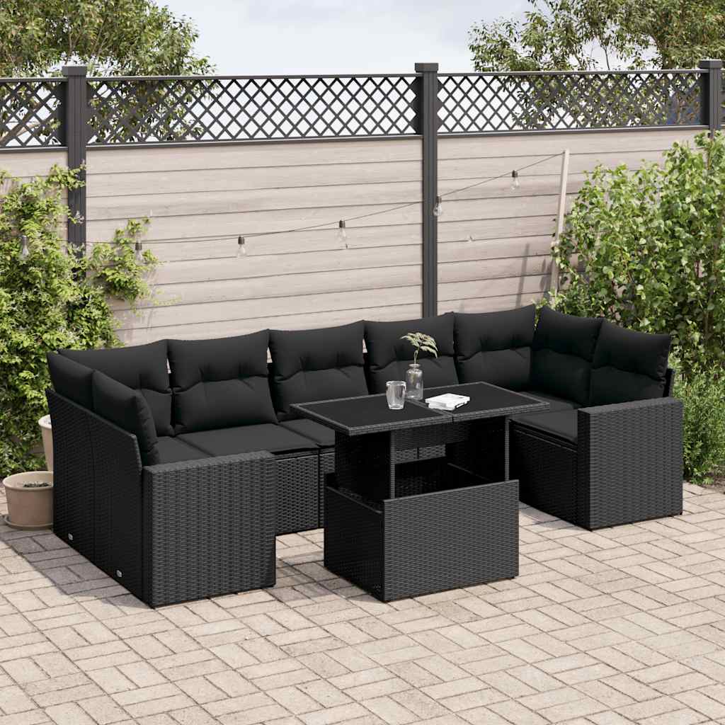 Sofasæt Til Haven 8 Dele Med Hynder Polyrattan