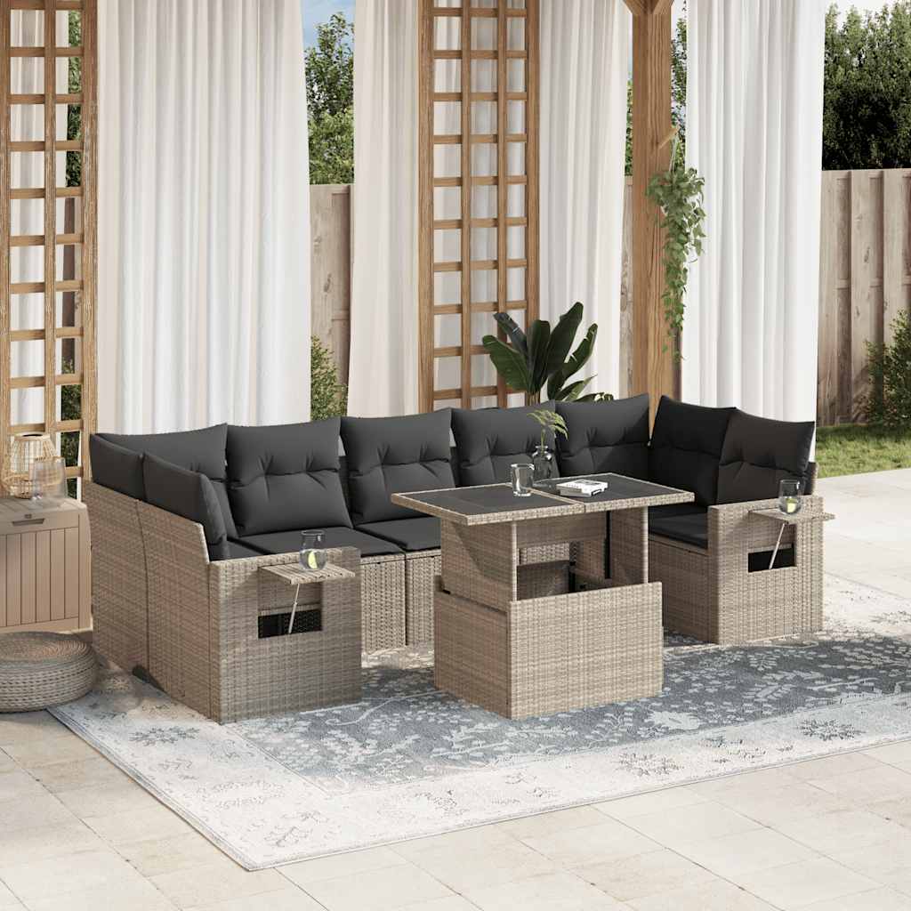 Sofasæt Til Haven 8 Dele Med Hynder Polyrattan
