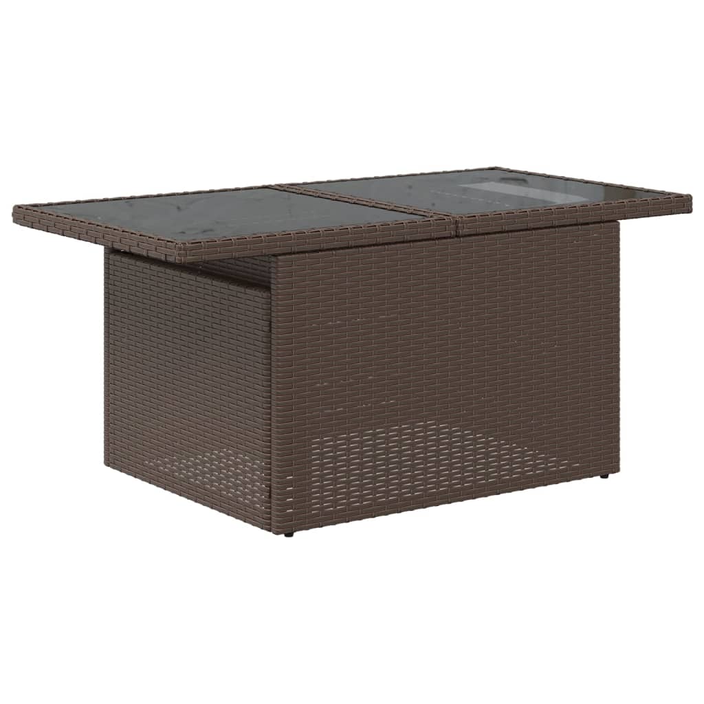 Sofasæt Til Haven 6 Dele Med Hynder Polyrattan Brun