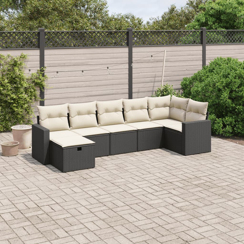 Sofasæt Til Haven 8 Dele Med Hynder Polyrattan Brun