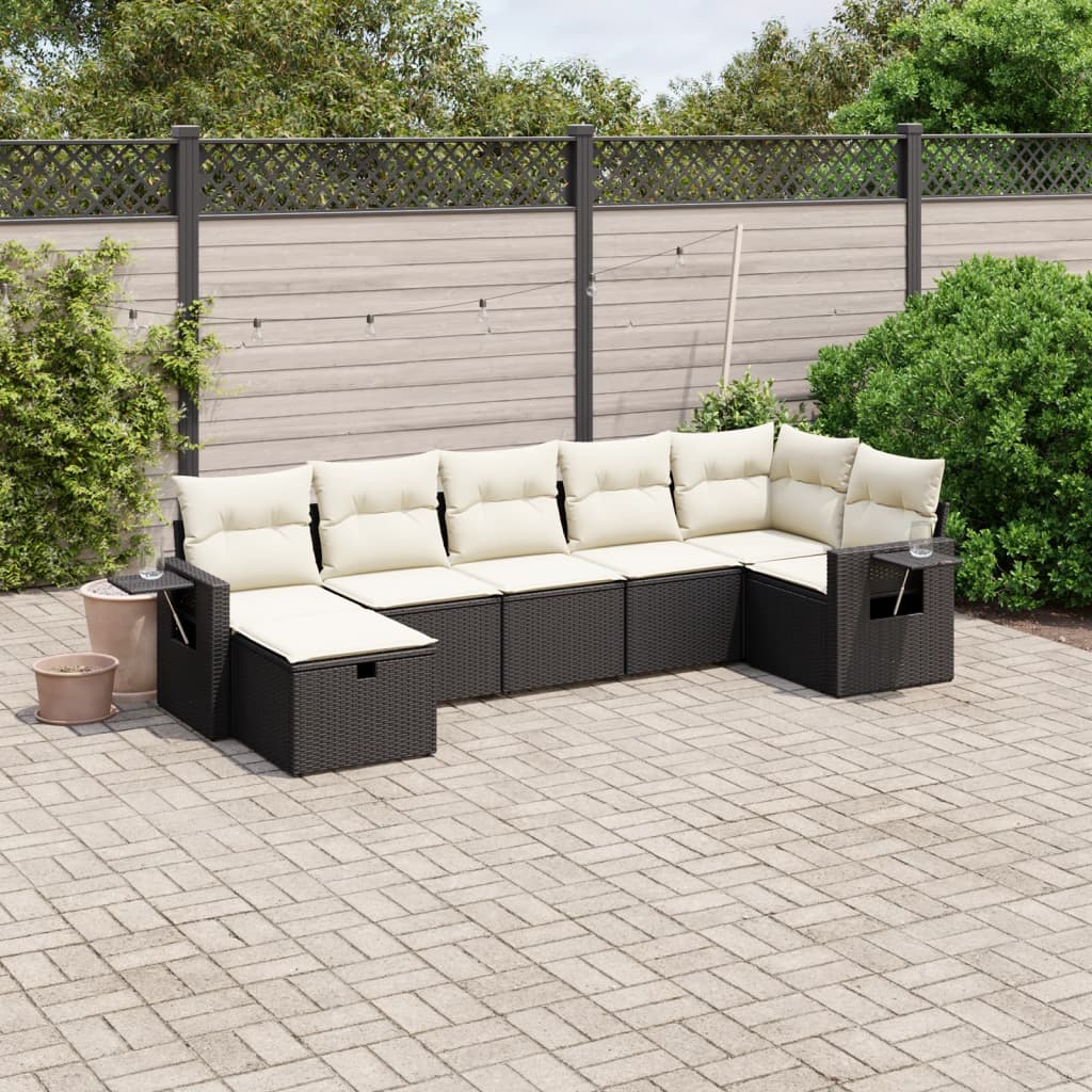 Sofasæt Til Haven 8 Dele Med Hynder Polyrattan Brun