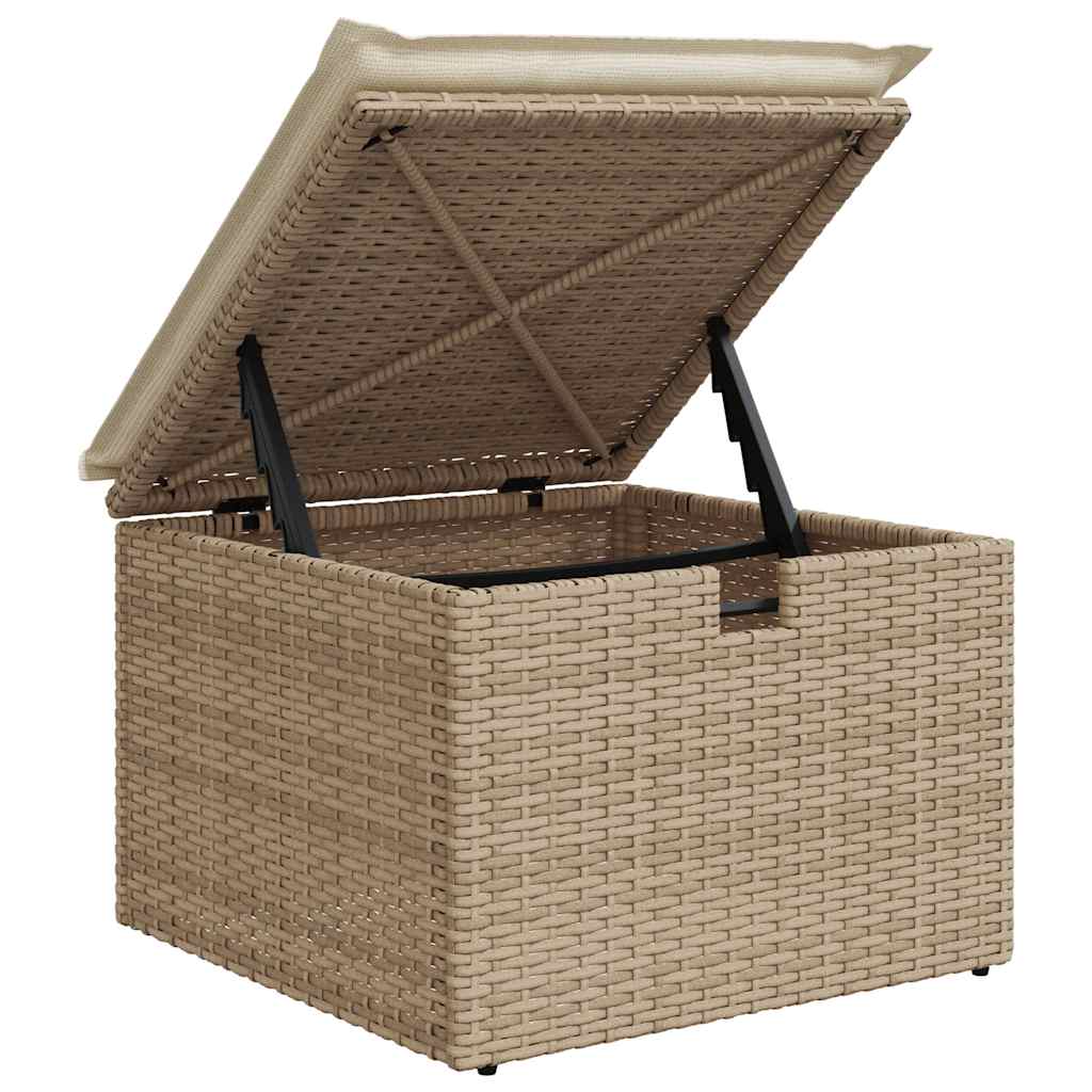 Sofasæt Til Haven 9 Dele Med Hynder Polyrattan Beige
