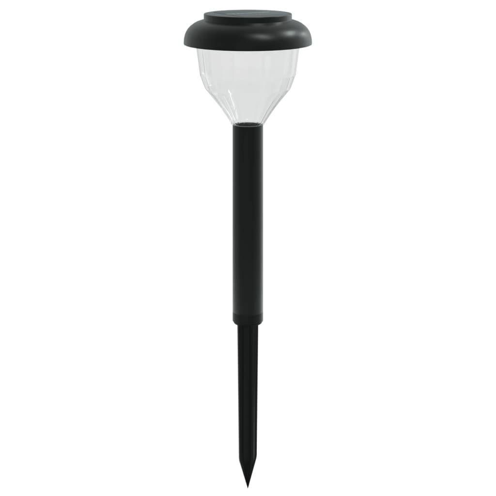 Solcellelamper Med Jordspyd 4 Stk. Rgb-Farver Varmt Hvidt Lys Varm Hvid