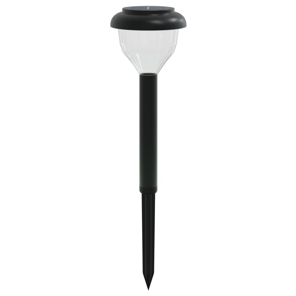 Solcellelamper Med Jordspyd 4 Stk. Rgb-Farver Varmt Hvidt Lys Varm Hvid