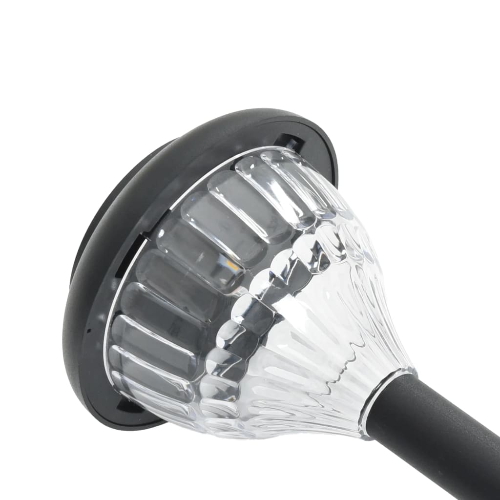 Solcellelamper Med Jordspyd 4 Stk. Rgb-Farver Varmt Hvidt Lys Varm Hvid