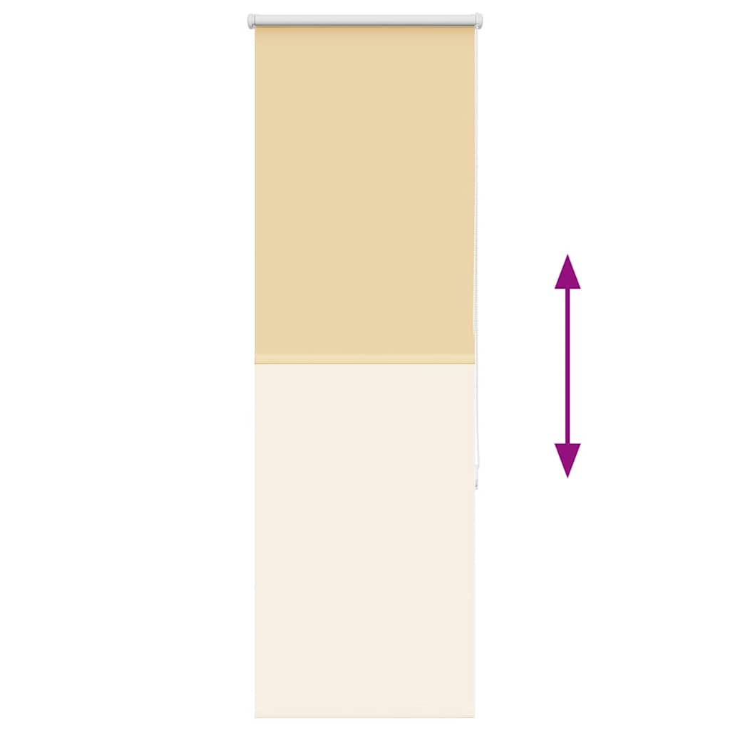 Rullegardin Mørklægning 40X Stofbredde 35,7 Cm Polyester Beige