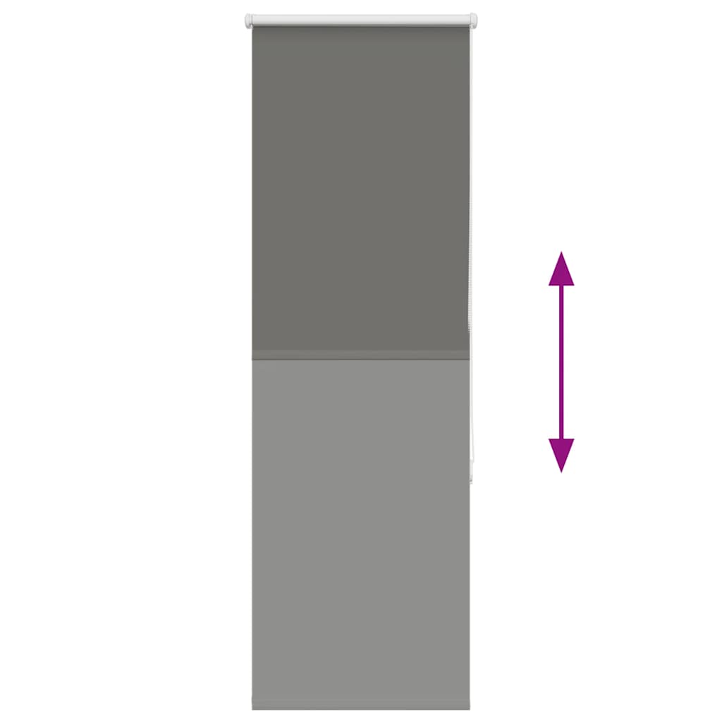 Rullegardin Mørklægning 40X Stofbredde 35,7 Cm Polyester Grå