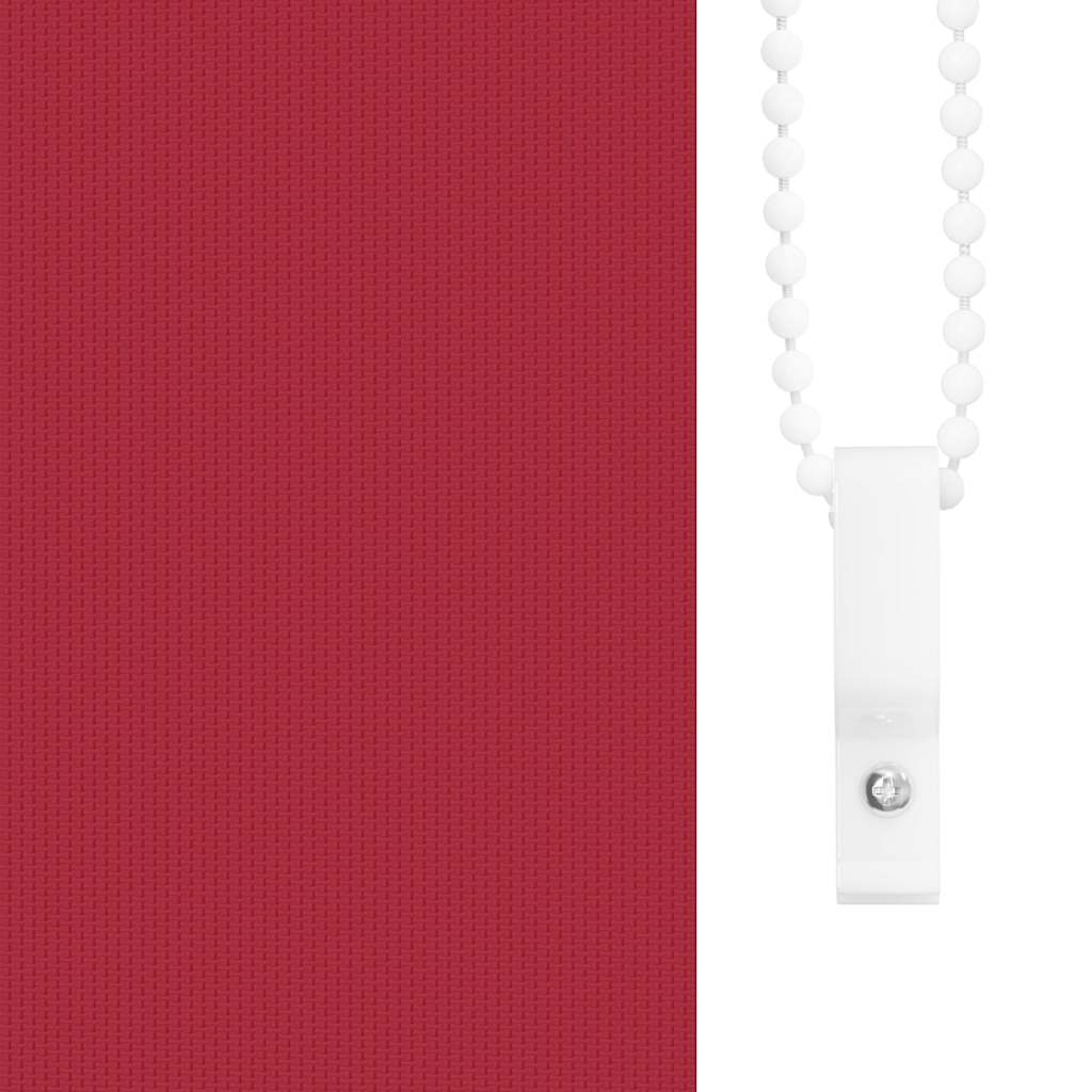 Rullegardin Mørklægning 40X Stofbredde 35,7 Cm Polyester Rød