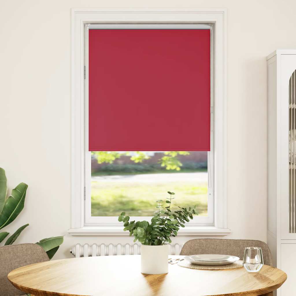 Rullegardin Mørklægning 40X Stofbredde 35,7 Cm Polyester Rød