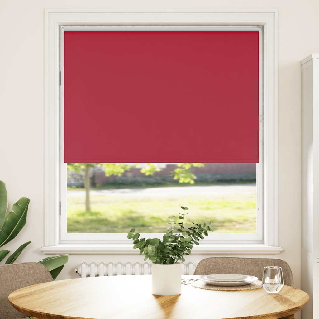 Rullegardin Mørklægning 40X Stofbredde 35,7 Cm Polyester Rød