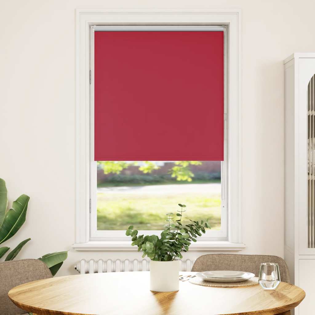 Rullegardin Mørklægning 40X Stofbredde 35,7 Cm Polyester Rød