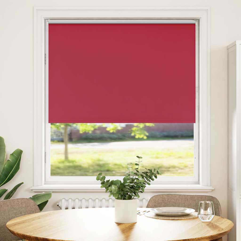 Rullegardin Mørklægning 40X Stofbredde 35,7 Cm Polyester Rød