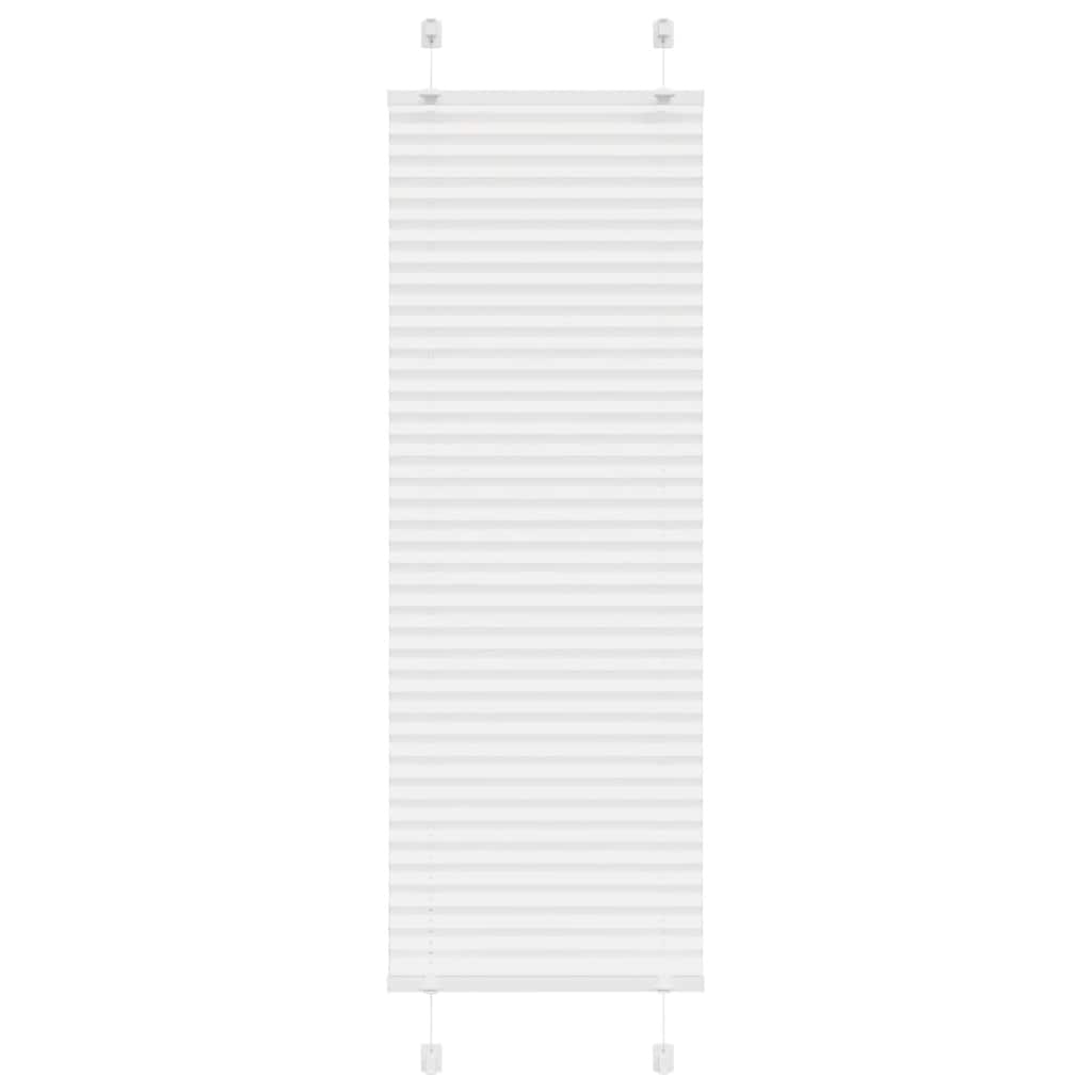 Plisségardin Stofbredde 59,4 Cm Polyester Hvid