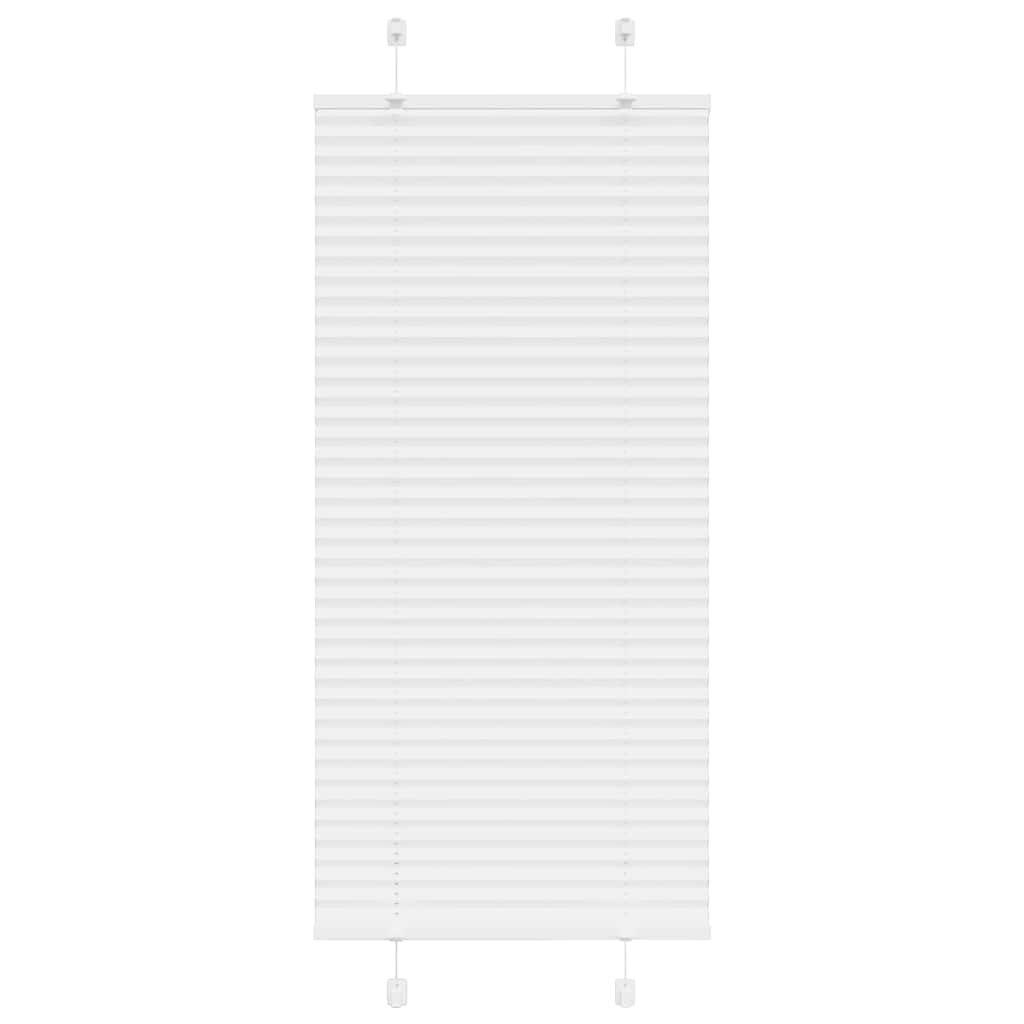 Plisségardin Stofbredde 59,4 Cm Polyester Hvid