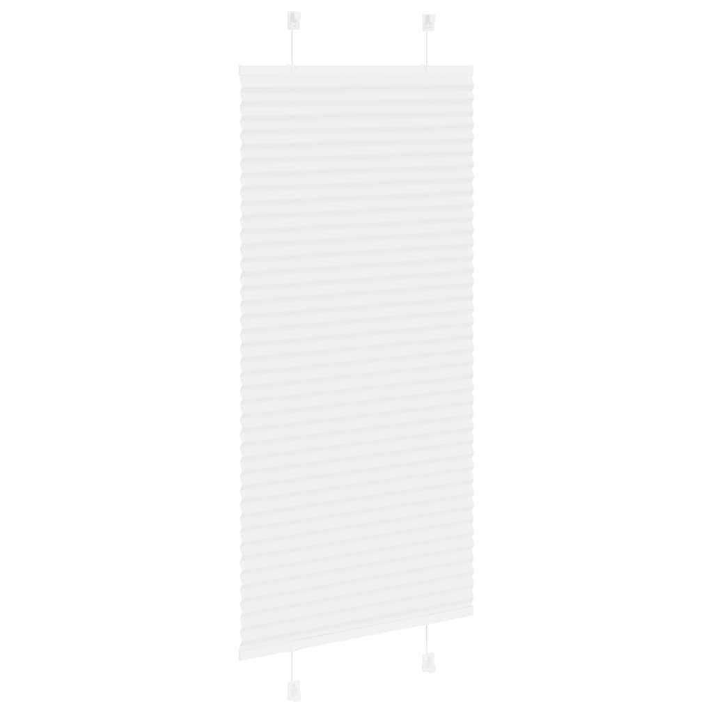 Plisségardin Stofbredde 59,4 Cm Polyester Hvid