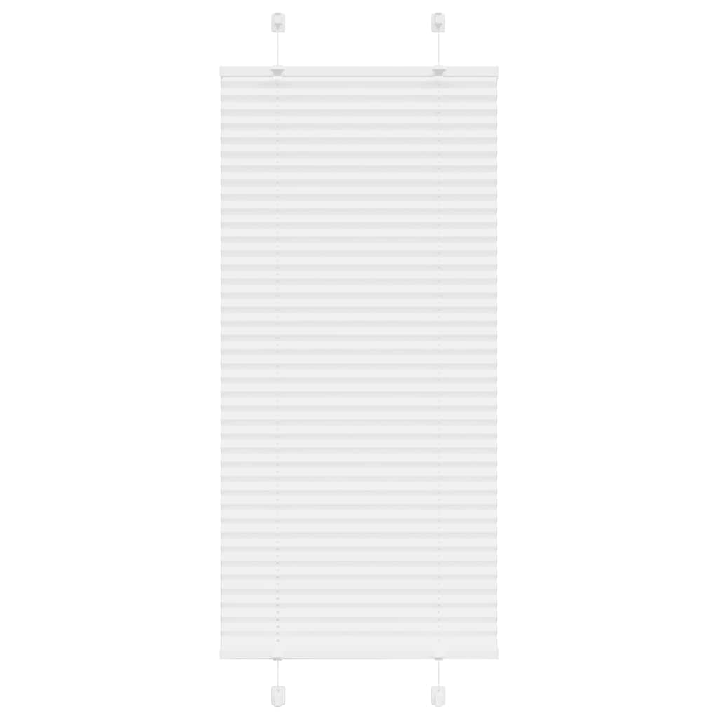 Plisségardin Stofbredde 59,4 Cm Polyester Hvid