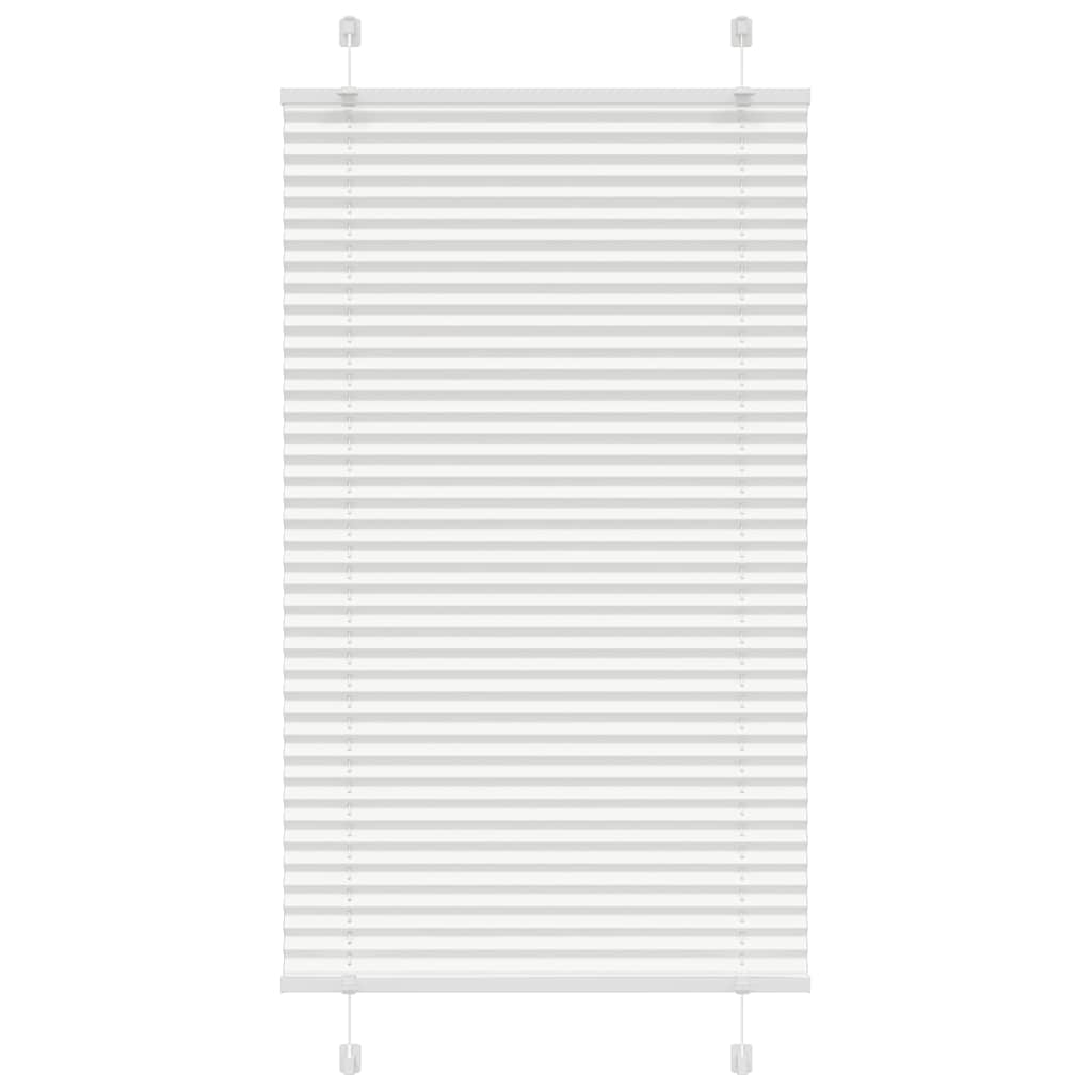 Plisségardin Stofbredde 59,4 Cm Polyester Hvid