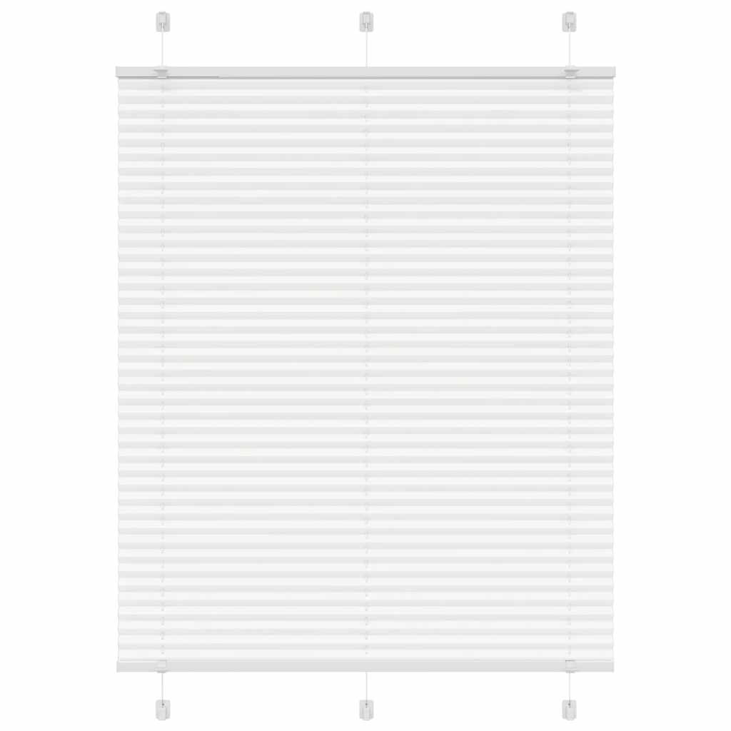 Plisségardin Stofbredde 59,4 Cm Polyester Hvid