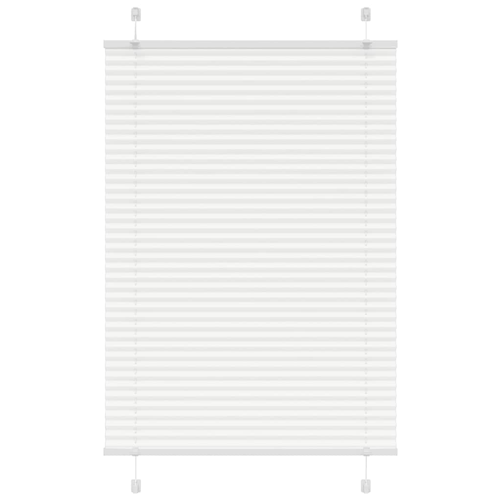 Plisségardin Stofbredde 59,4 Cm Polyester Hvid