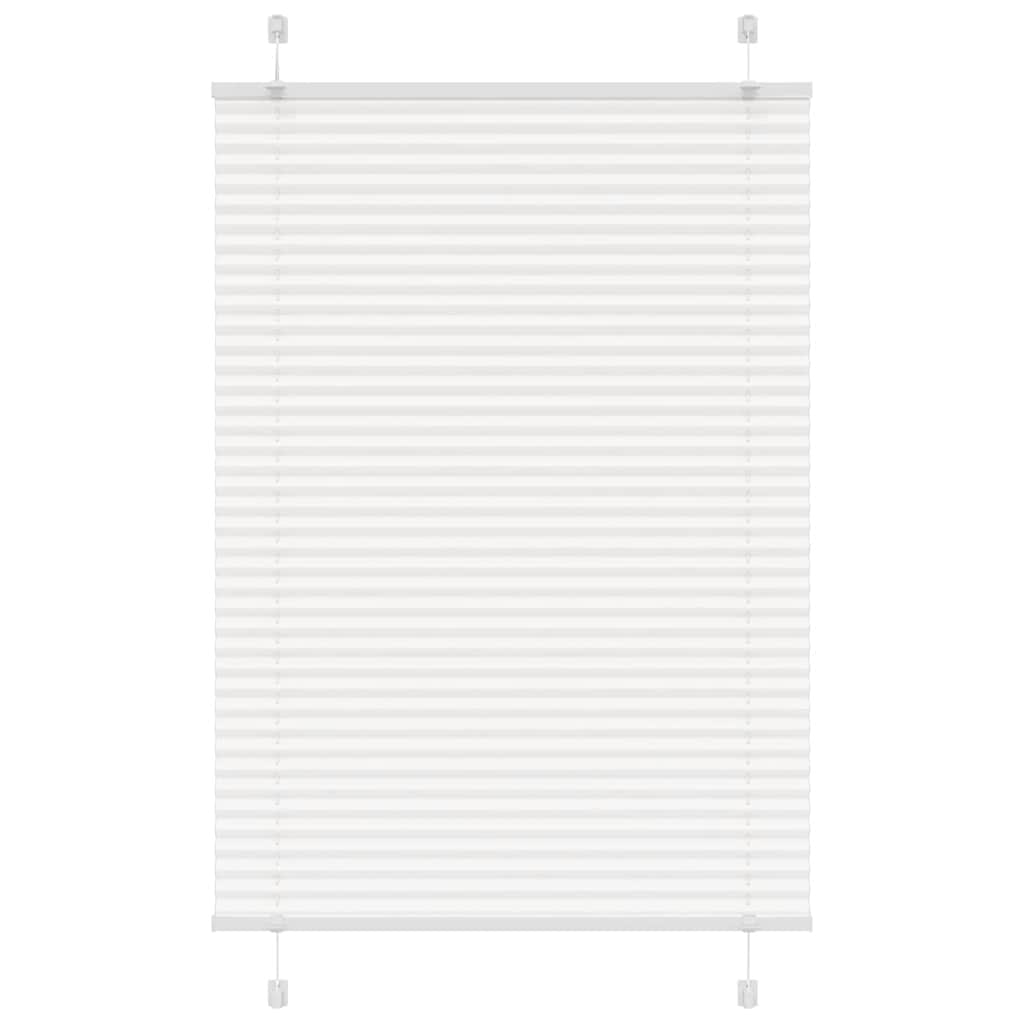 Plisségardin Stofbredde 59,4 Cm Polyester Hvid