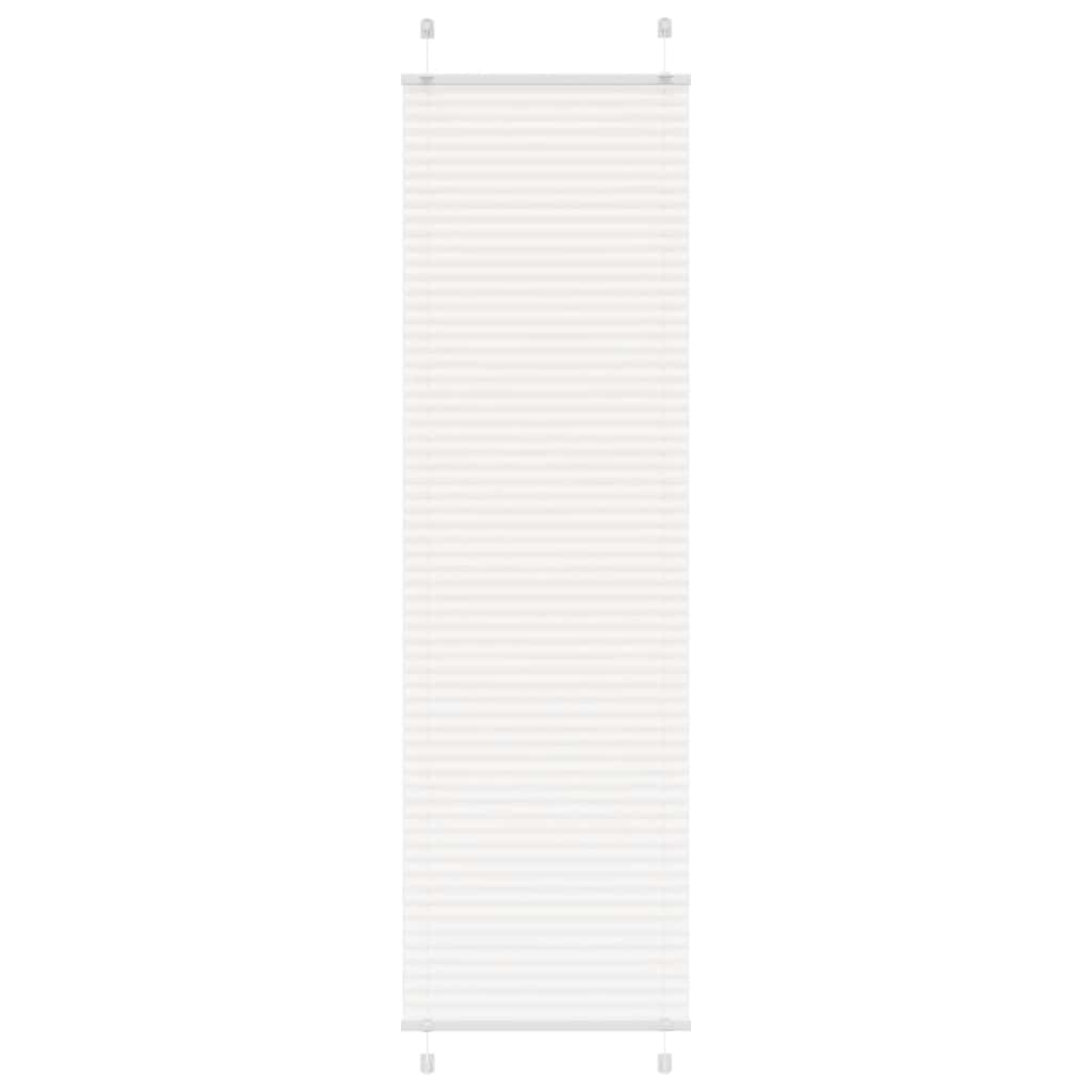 Plisségardin Stofbredde 59,4 Cm Polyester Hvid